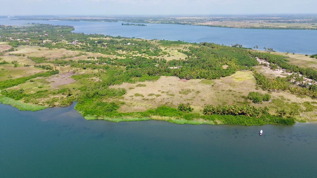 Elorkpam Island aerial view