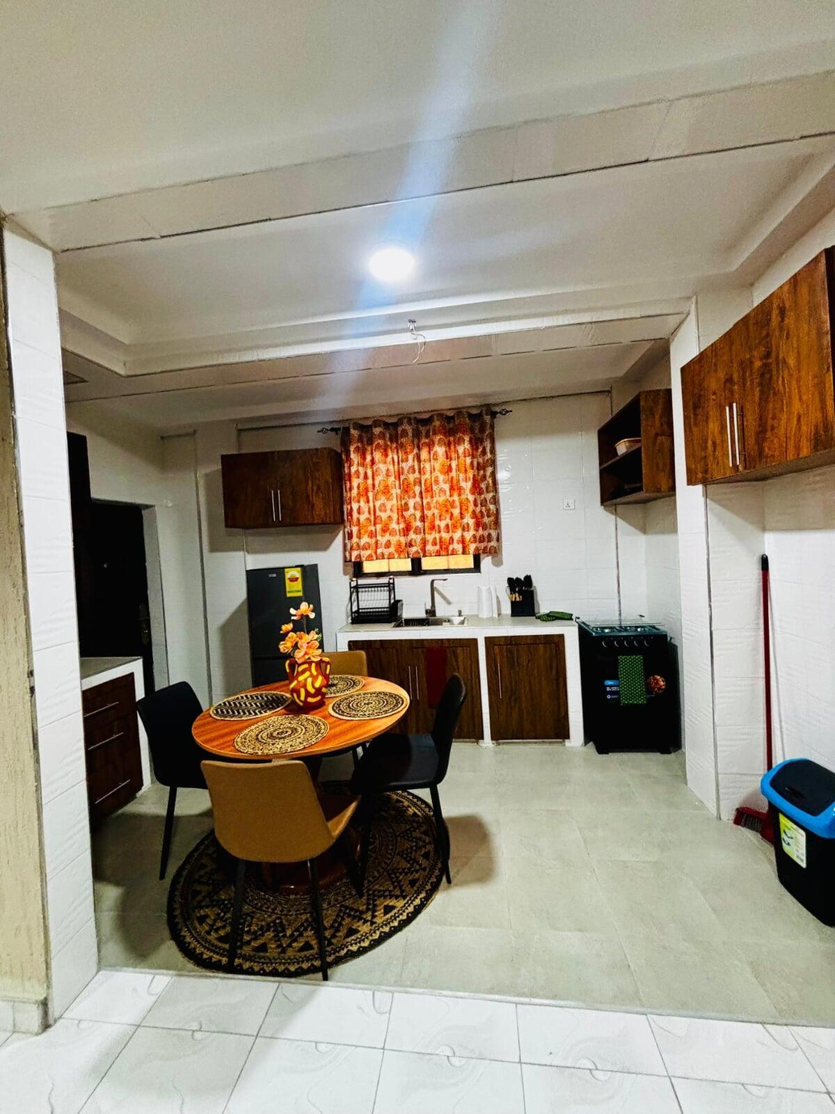 Appliances of Cape Coast Airbnb property managed by Gold Lion International