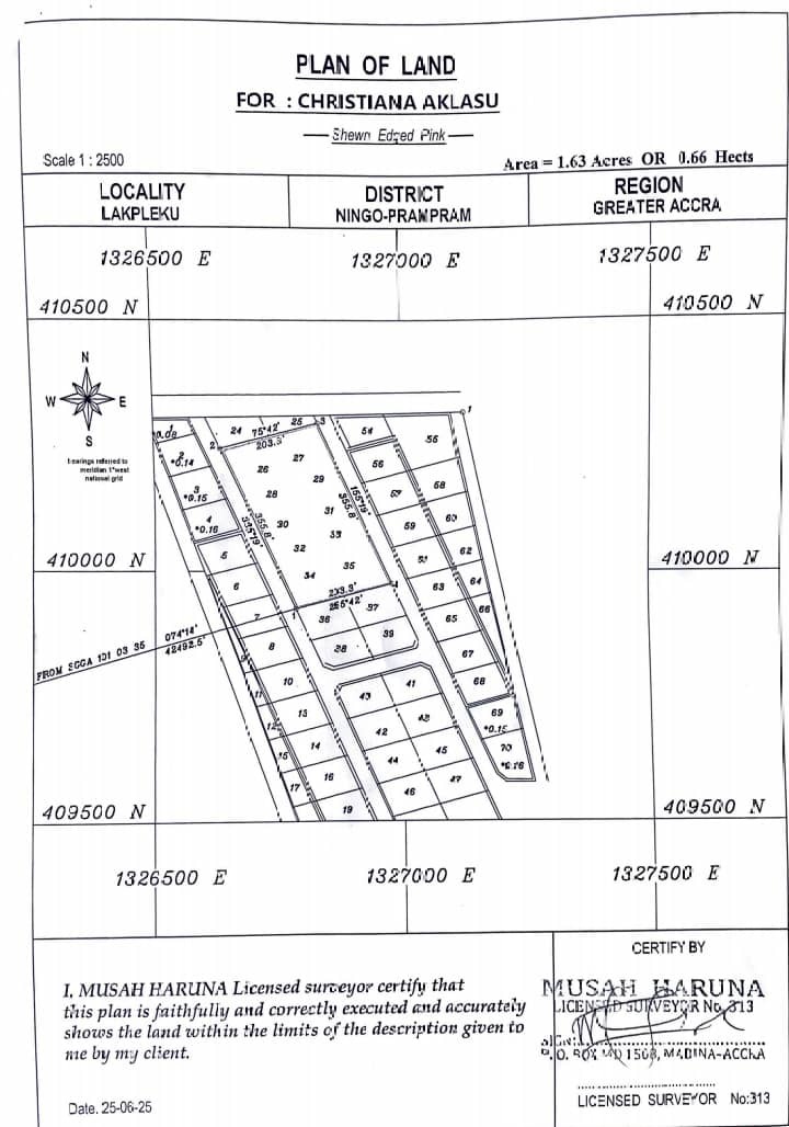Industrial plot PramPram Ghana